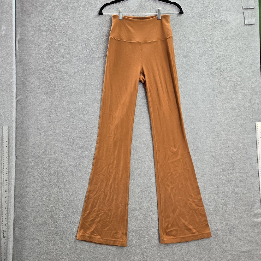 Lululemon Women Activewear Pants 4 Orange Groove Nulu Super High Rise‎ 32"